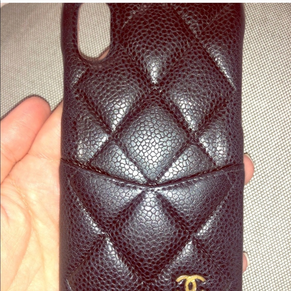 Authentic chanel iPhone X case